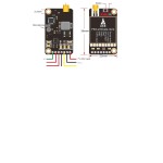 AKK FX2 Ultimate Mini 5.8GHz 40CH 25mW/200mW/600mW/1200mW Switchable for RC Racing Drone RC Quadcopter